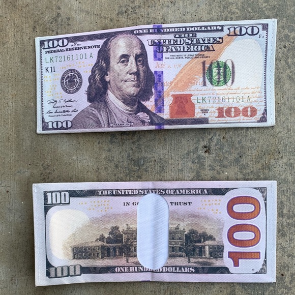 🎉HP 🎉 $100 wallet | Cash Gift Holder | Give cash in this $100 Bill Wallet. - Picture 1 of 1